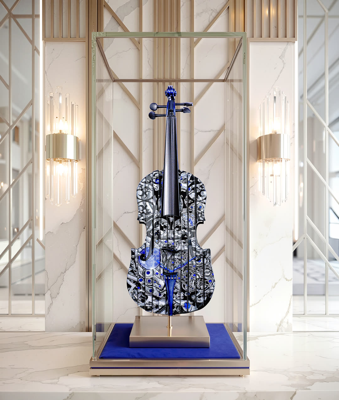 Violon bleu Lirone